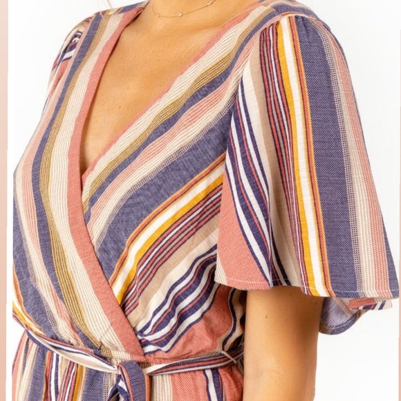 Francesca’s Striped Romper - Picture 3 of 6